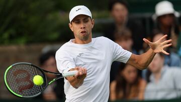 Daniel Galán venció a Yoshihito Nishioka y avanzó a la segunda ronda de Wimbledon.