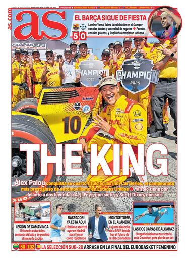 Las portadas de AS de agosto