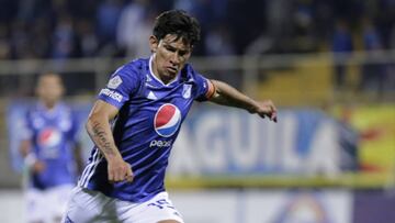 Roberto Ovelar, delantero de Millonarios.