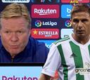 La respuesta de Koeman por las palabras de Joaquín