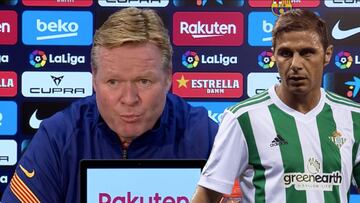 La respuesta de Koeman por las palabras de Joaquín al decir que "no le quería ni de utillero"