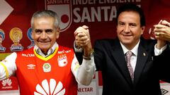 El presidente de Santa Fe niega que ya tenga fichajes firmados