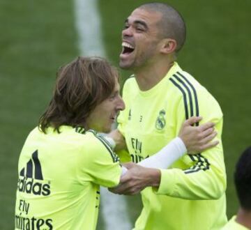 Pepe y Luka Modric.