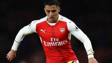 Alexis S&Aacute;nchez, durante un partido del Arsenal.