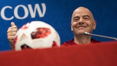 Presidente de la FIFA se acordó de Chile al cierre de Rusia 2018