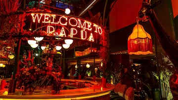 Papúa Colón, una jungla bajo tierra con un exótico menú y mucho show en Madrid