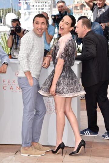 CANNES, FRANCE - MAY 16:  Actor Sofian Khammes and actress Nailia Harzoune attend the "Chouf" Photocall during the 69th Annual Cannes Film Festival on May 16, 2016 in Cannes, France.  (Photo by Clemens Bilan/Getty Images)