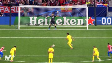 ?Estamos as¨ª otra vez, Oblak? La secuencia del penalti que recuerda a lo de Mil¨¢n