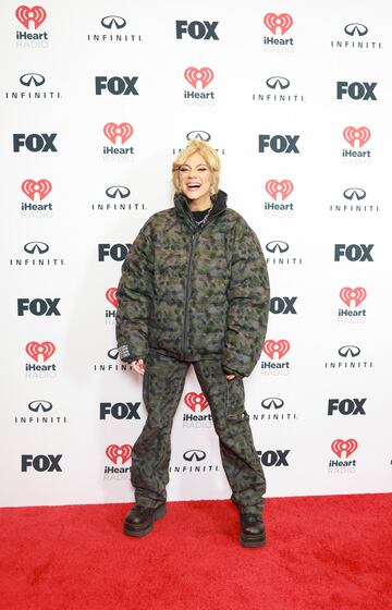 Jax durante la alfombra roja de los iHeartRadio Music Awards 2023.