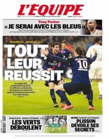 Portadas de la prensa mundial