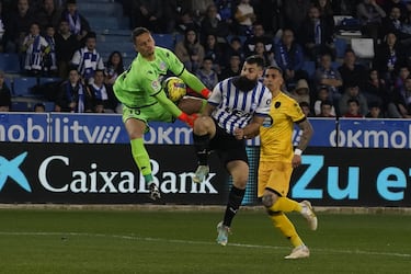 El portero del equipo lucense fue clave para que sumaran un punto ante uno de los equipos más goleadores de la categoría.