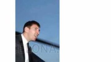 Xabi afirma que un hacker colgó en su twitter una foto de Messi