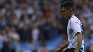 El extremo de Independiente de 22 años fue alabado después del partido ante España y ahora parece contar con la confianza del seleccionador Sampaoli.