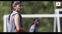 Am&eacute;rica de Cali Femenino en un v&iacute;deo para la final contra el DIM