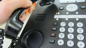 Recurso teléfono fijo, llamada