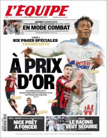 Portadas de la prensa mundial