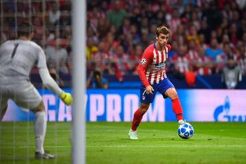 1-0. Antoine Griezmann marcó el primer gol.