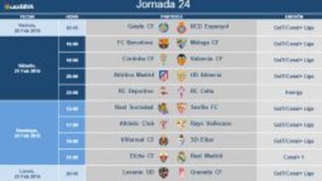 El Madrid recibirá al Deportivo el sábado 14 a las 18:00 horas