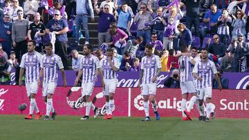 Jugadores del Valladolid