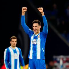 César Montes, nombrado jugador del partido entre Espanyol y Atlético de Madrid