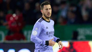 Eden Hazard, en el partido de Copa contra el Cacereño.
