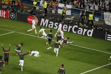 Hoy se cumplen cinco a?os del m¨ªtico gol del defensa del Real Madrid en la final de la Champions League 2013/14 de Lisboa frente al Atl¨¦tico de Madrid. El gol en el minuto 93 supuso el empate en el marcador tras el gol de God¨ªn. Finalmente el conjunto blanco gan¨® la final por 4-1.