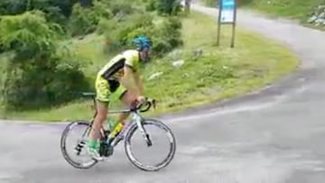 "Jod** mamá, gracias": vuelve el Angliru, lugar en el que se grabó aquel vídeo viral épico de internet