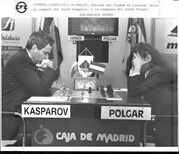Kasparov-Polgar.