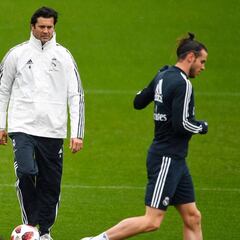 Primer entrenamiento del Madrid de Solari: volvió Pintus