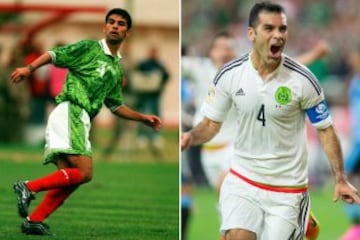 Rafael Márquez jugó la Copa América de 1999 y no solo está jugando la del 2016 sino que además marcó un gol. 