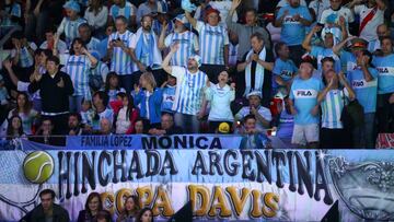 La hinchada vuelve a hacer local a Argentina en la Copa Davis