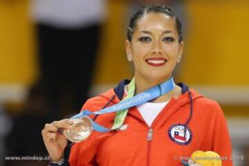 Marisol Villaroel se quedó con el bronce en el patinaje artístico.