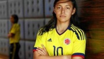 Yoreli Rinc&oacute;n, capitana de Colombia.