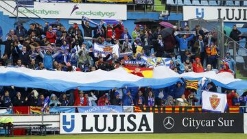Ultras Real Zaragoza.