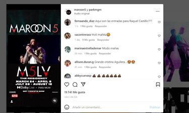 Chile vuelve al ataque de Maroon 5 tras el éxito de Christina Aguilera en Viña del Mar