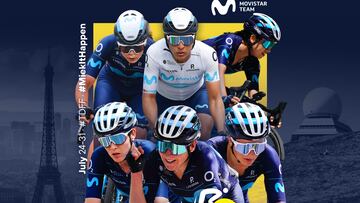Cartel promocional del Tour de Francia femenino.