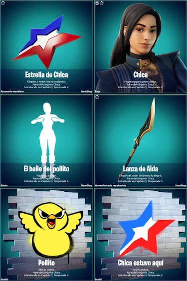 La creadora de contenido Chica recibe su skin en Fortnite
