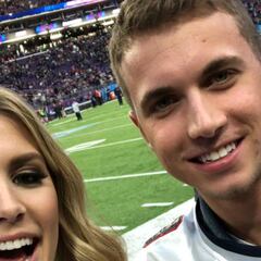 Eugenie Bouchard presume cita en el Super Bowl LII