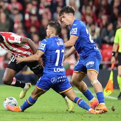 Athletic 0-1 Getafe: resumen, goles y resultado