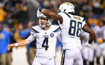 Con triunfos como el de Pittsburgh, los Chargers se colocan con 9-3 y son el mejor sembrado de los comodines en la Americana, con la posibilidad de pelear aún la división Oeste.