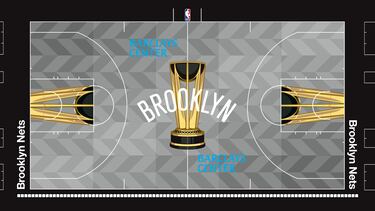 La NBA ‘modifica’ sus canchas para la Copa: así son las 30 pistas de la NBA Cup