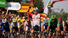 Caleb Ewan gana en Nimes y Rigo asciende al noveno puesto