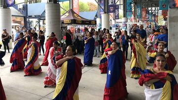 Los venezolanos gozaron 'de lo lindo' en el partido del Miami FC