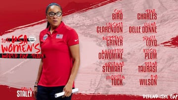 EE UU ya tiene a sus 12: Bird, Taurasi, Stewart, Griner...