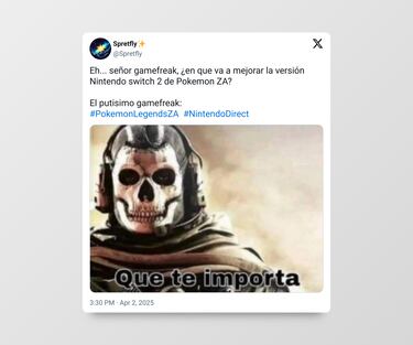 Los mejores memes de la presentación de la Nintendo Switch 2