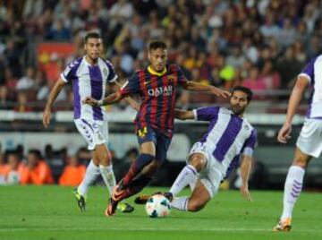 Barcelona-Valladolid. Neymar.