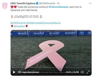 El mundo del deporte se tiñe de rosa en el #DiaMundialdelCancerdeMama