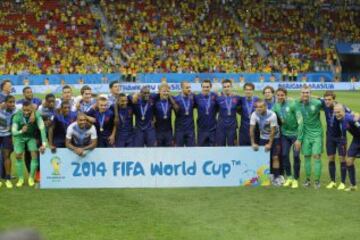 Holanda celebra el tercer puesto.