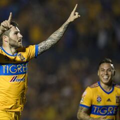 Tigres llega a la cima del torneo con un golazo de Giganc