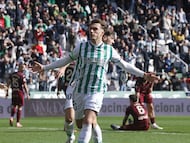 Goti celebra su gol contra el Leganés